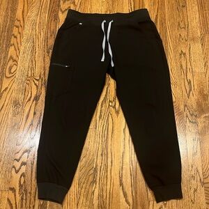 Figs Black Jogger Pants